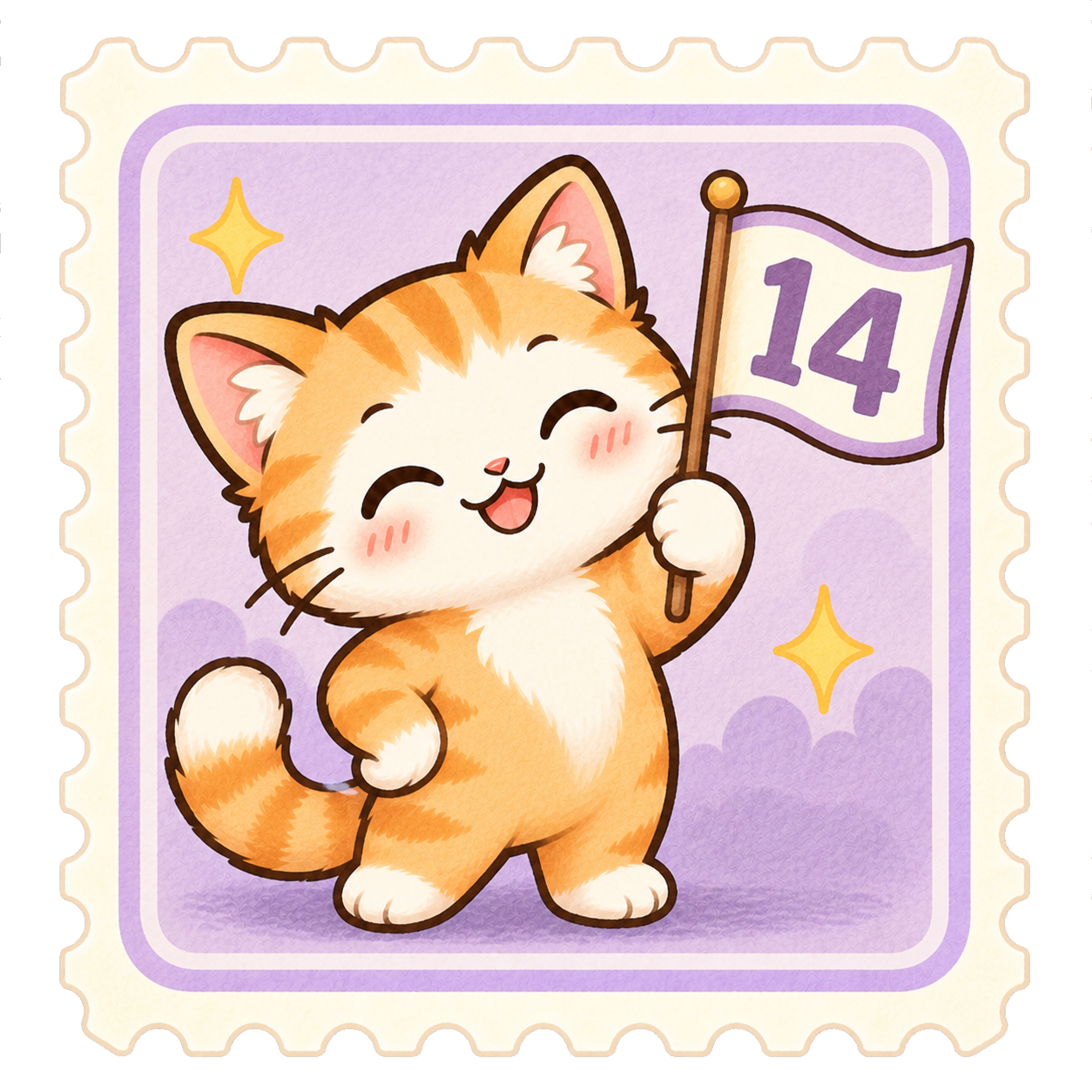 Fortnight Floof sticker
